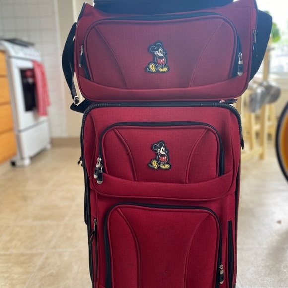 Disney Other Mickey Mouse Luggage Set Poshmark